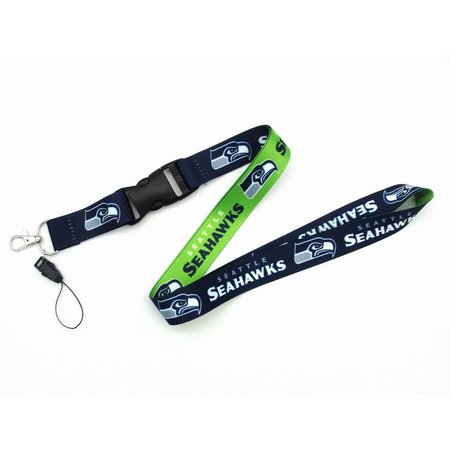 Seattle Seahawks NFL Neck Lanyard Football Teams Detachable Strap Lanyards for Cellphone Holder